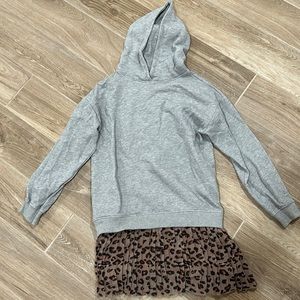 Zara kids sweatshirt with built-in skirt